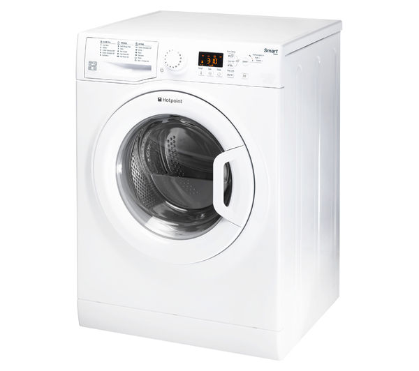 HOTPOINT Smart WMFUG842P Washing Machine - White, White