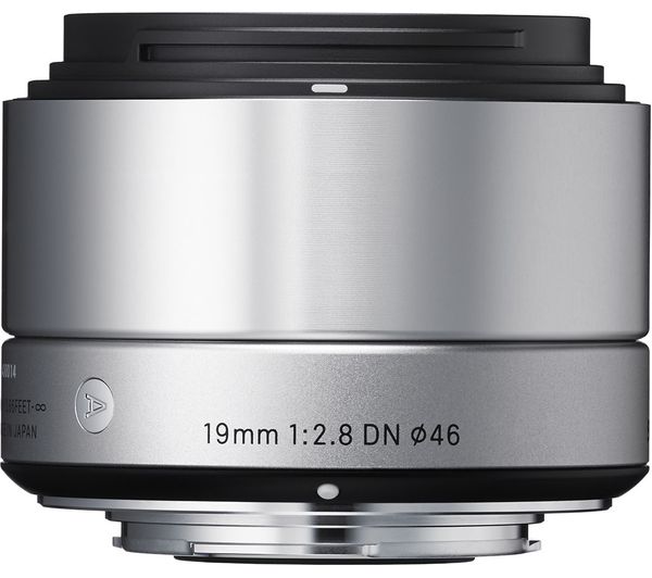SIGMA 19 mm f/2.8 DN Wide-angle Prime Lens - for Sony, Silver
