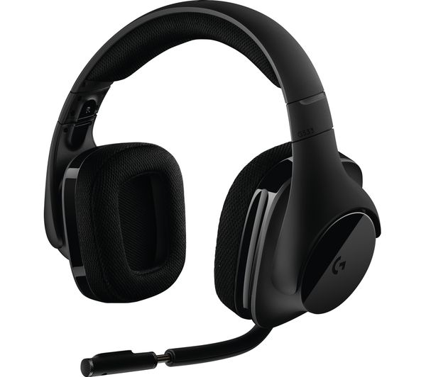 LOGITECH G533 Wireless 7.1 Gaming Headset - Black, Black