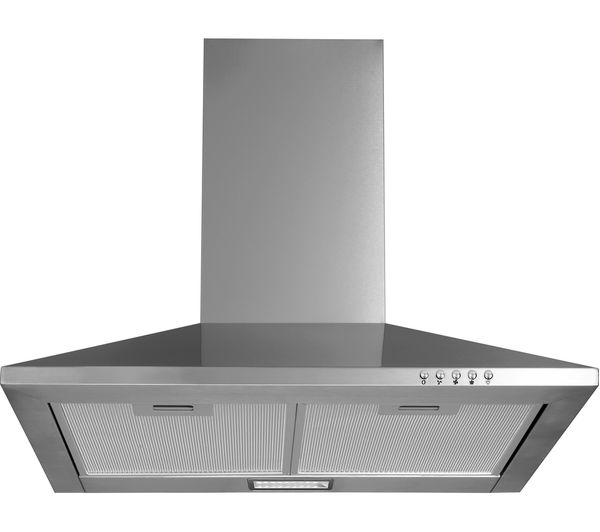 LOGIK L60CHDX17 Chimney Cooker Hood - Stainless Steel, Stainless Steel