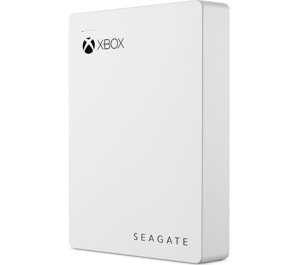SEAGATE Gaming Portable Hard Drive for Xbox - 4 TB, White, White