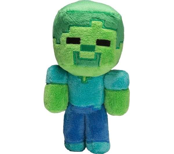 MINECRAFT Baby Zombie Plush Toy - 8.5", Green, Green