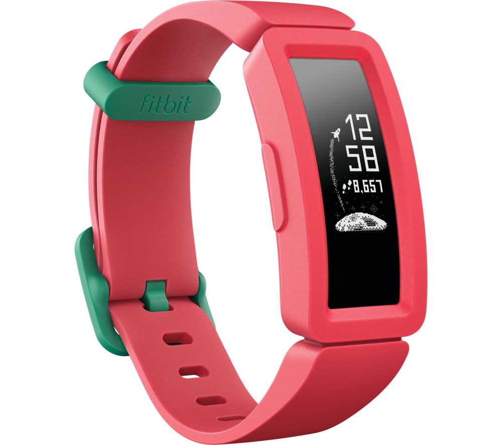 FITBIT Ace 2 Kid's Fitness Tracker - Watermelon & Teal, Universal, Teal