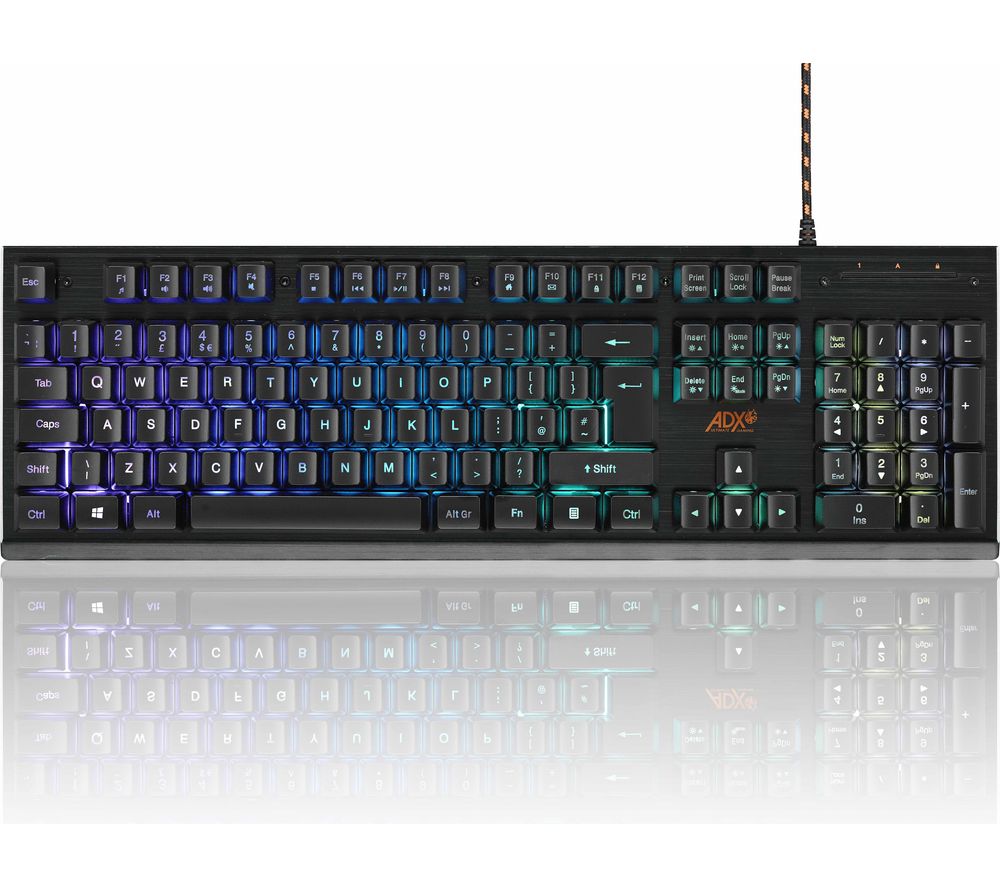 ADX ADXA0419 Gaming Keyboard, Black