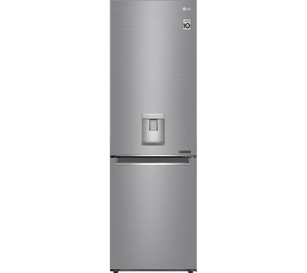 LG GBF61PZJZN 70/30 Fridge Freezer - Steel, Cream