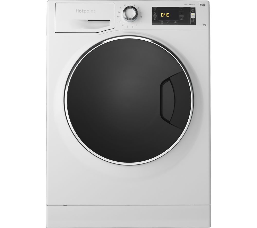 HOTPOINT ActiveCare NLLCD 1045 WD AW UK WiFi-enabled 10 kg 1400 Spin Washing Machine - White, White