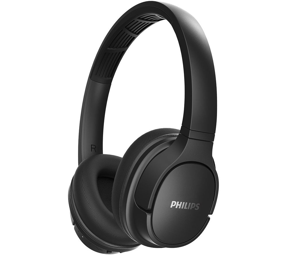 PHILIPS Action Fit TASH402BK/00 Wireless Bluetooth Headphones - Black, Black