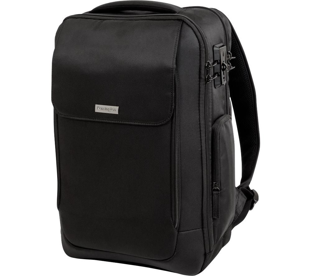 KENSINGTON SecureTrek 15.6" Laptop Backpack - Black, Black