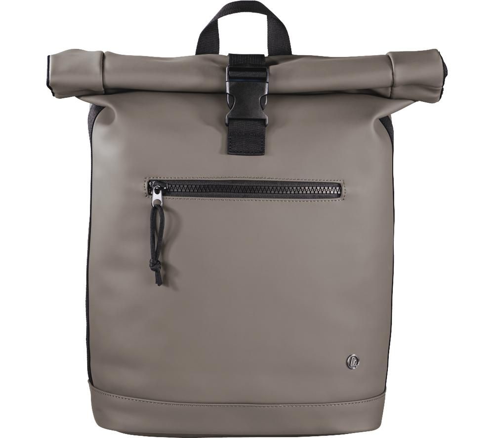 HAMA Active Line Merida 185685 15.6" Laptop Backpack - Taupe, Silver/Grey,Brown