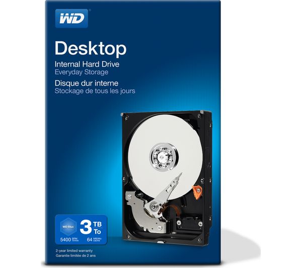 WD Mainstream 3.5 Internal Hard Drive - 3 TB