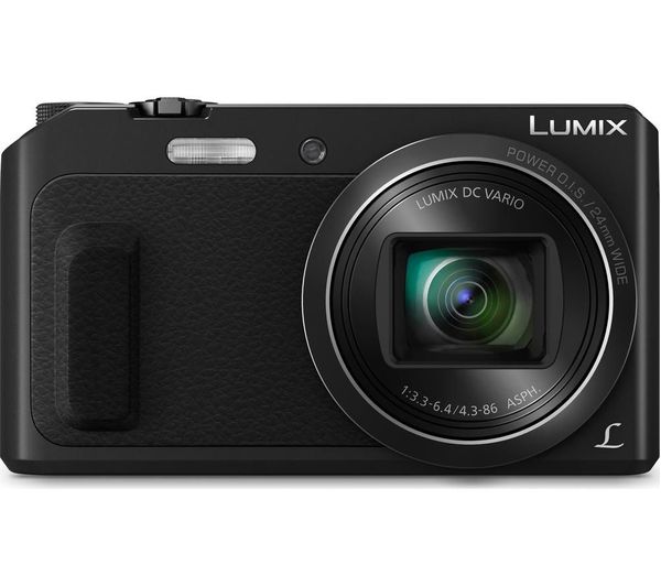 PANASONIC Lumix DMC-TZ57EB-K Superzoom Compact Camera - Black, Black