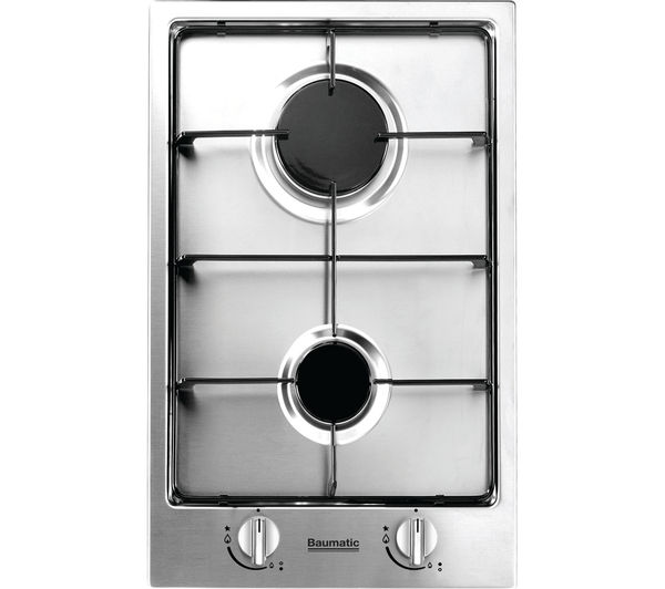 BAUMATIC BHG300.5SS Gas Hob - Stainless Steel, Stainless Steel