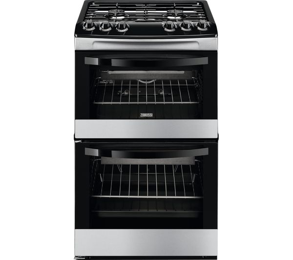 ZANUSSI ZCG43010XA 55 cm Gas Cooker - Stainless Steel, Stainless Steel