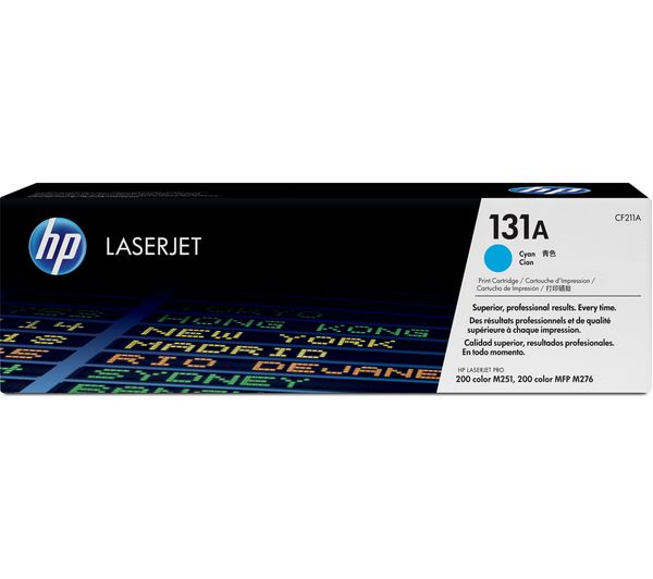 HP 131A Cyan Original Toner Cartridge, Cyan