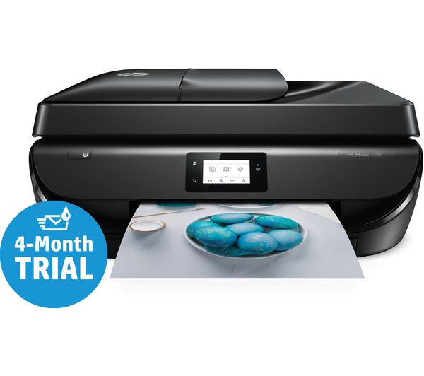 HP OfficeJet 5230 All-in-One Wireless Inkjet Printer with Fax