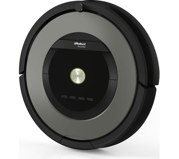IROBOT Roomba 865 Robot Vacuum Cleaner - Black & Grey, Black