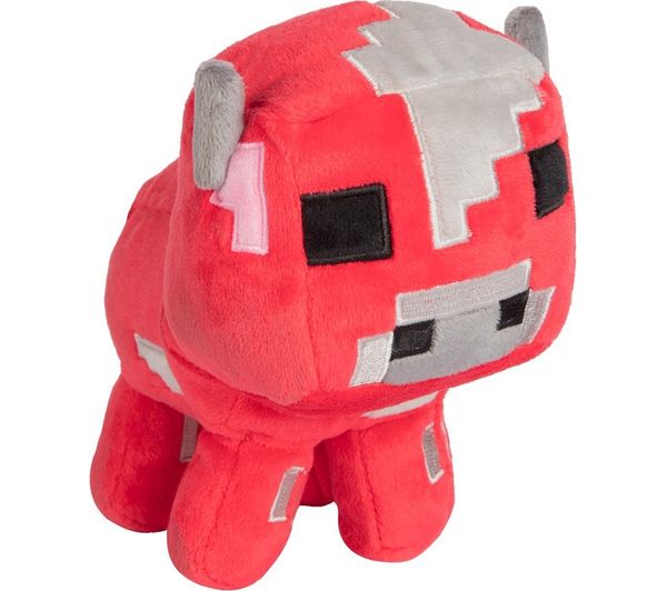 MINECRAFT Baby Mooshroom Plush Toy - 5", Red, Red