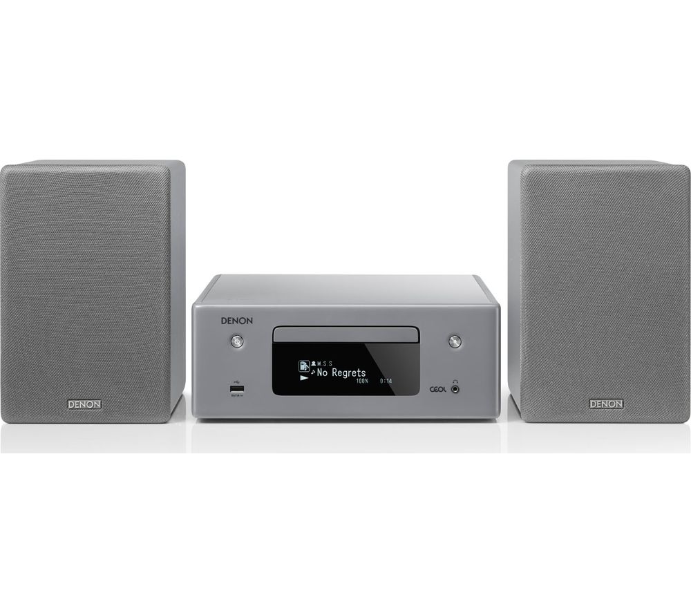 DENON CEOL N10 Wireless Smart Sound Hi-Fi System - Grey, Grey