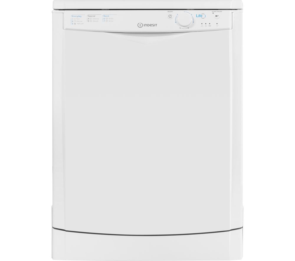 DFG15B1.1 Full-size Dishwasher - White, White