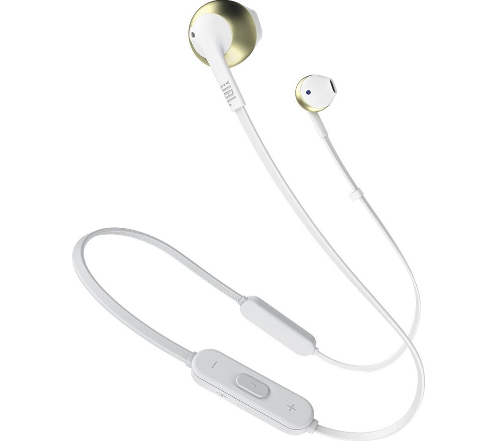 JBL TUNE 205BT JBLT205BTCGD Wireless Bluetooth Earphones - Champagne Gold, Gold