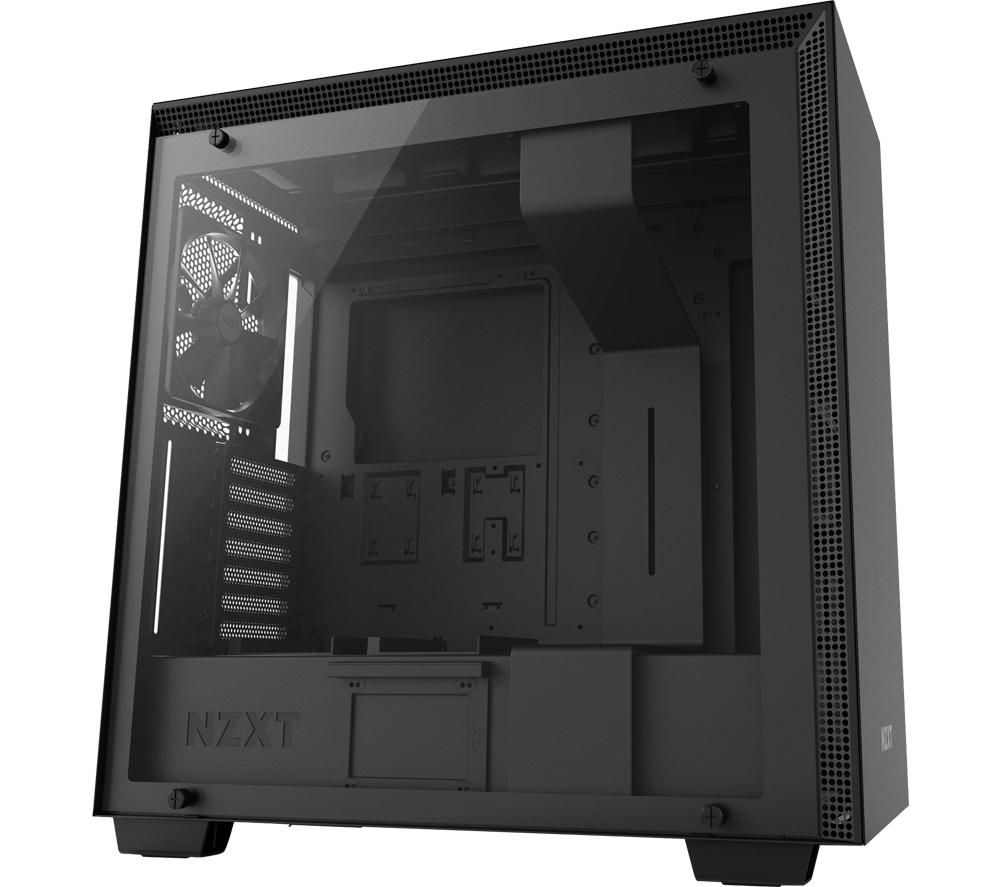 NZXT H700 ATX Mid-Tower PC Case - Black, Black