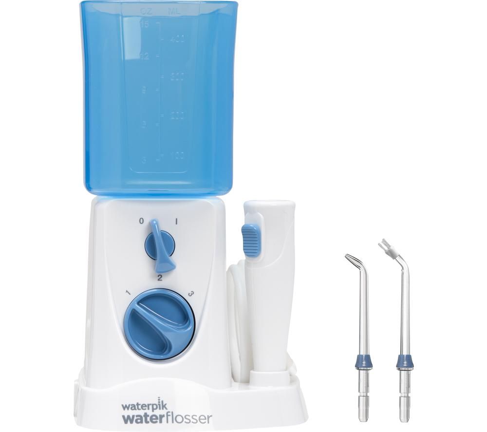 WATERPIK WP-250UK Nano Water Flosser - White & Blue, White