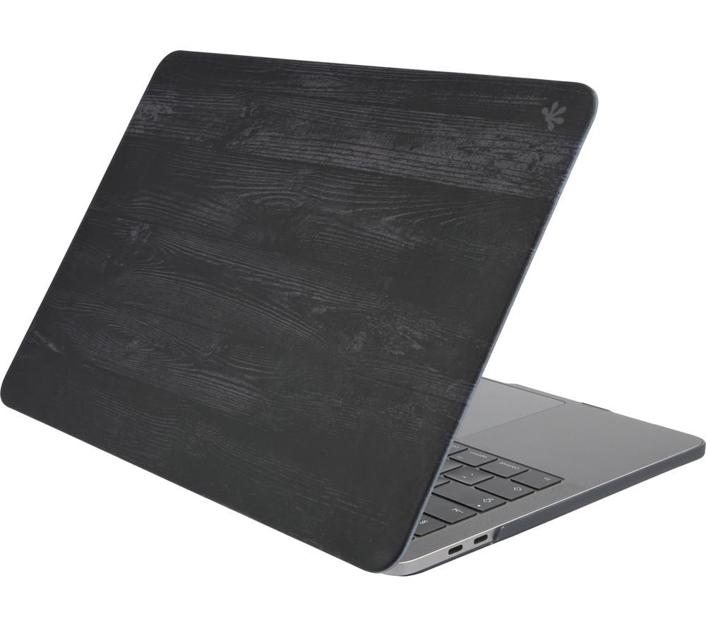 GECKO COVERS Clip On MCLPA13C47 MacBook Air 13.3" Hardshell Case - Black Wood, Black