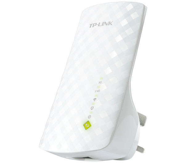 TP-LINK RE200 WiFi Range Extender - AC 750, Dual-band, White