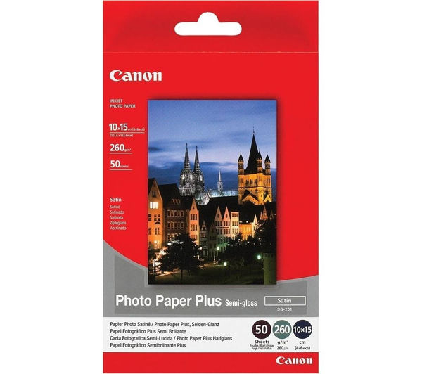 CANON 100 x 150 mm Photo Paper - 50 Sheets