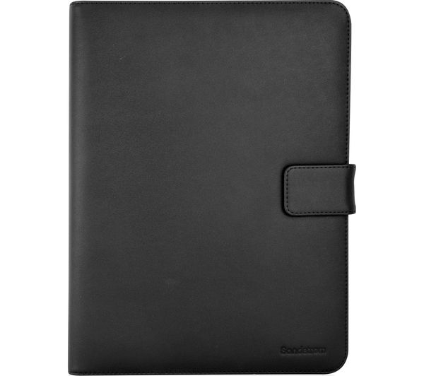 SANDSTROM S10UTB16 10" Leather Tablet Case - Black, Black