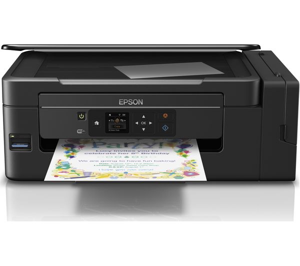 EPSON Ecotank ET-2650 All-in-One Wireless Inkjet Printer, Black