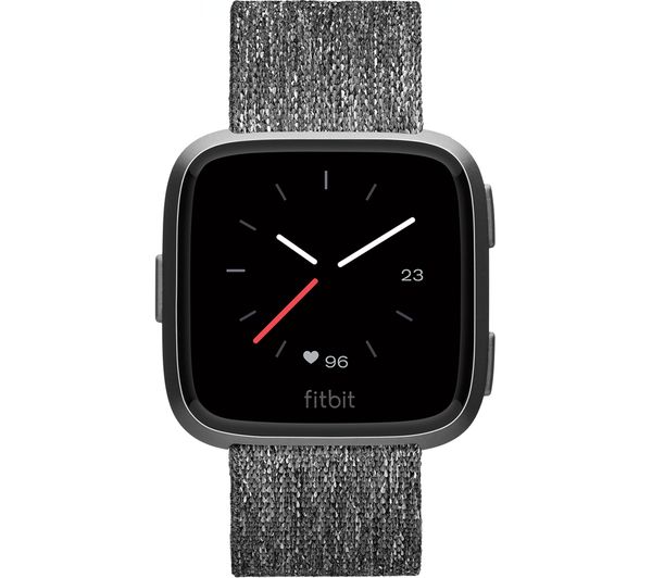 FITBIT?Versa Special Edition Smartwatch - Charcoal, Charcoal