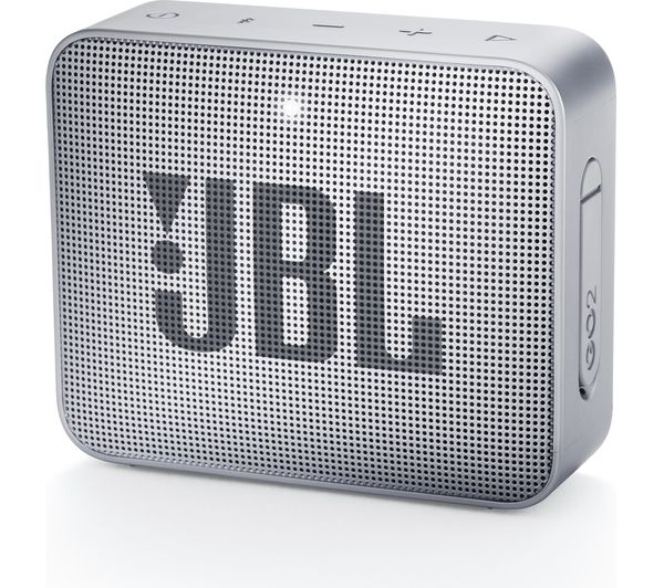 JBL GO2 Portable Bluetooth Speaker - Silver, Silver