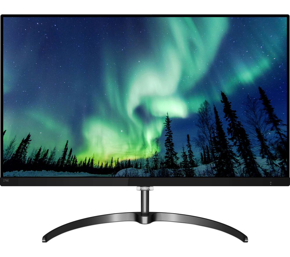 PHILIPS 276E8VJSB 4K Ultra HD 27" IPS LCD Monitor - Black, Black