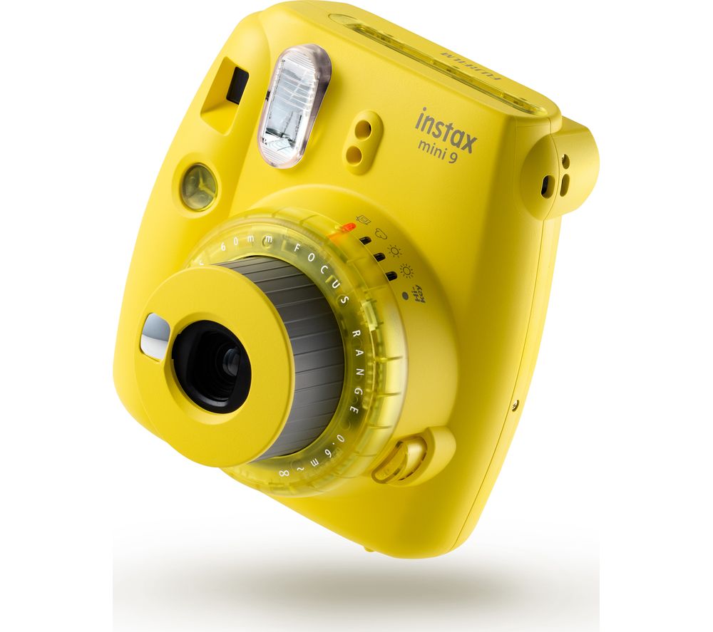 INSTAX mini 9 Instant Camera - Yellow, Yellow