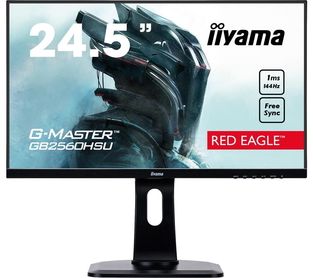 IIYAMA G-MASTER Red Eagle GB2560 Full HD 24.5" TN LCD Gaming Monitor - Black, Red
