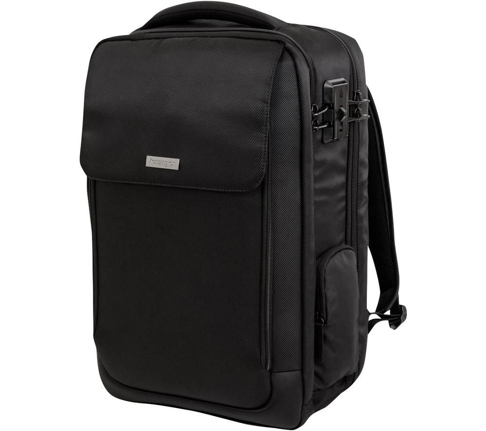 KENSINGTON SecureTrek 17" Laptop Backpack - Black, Black