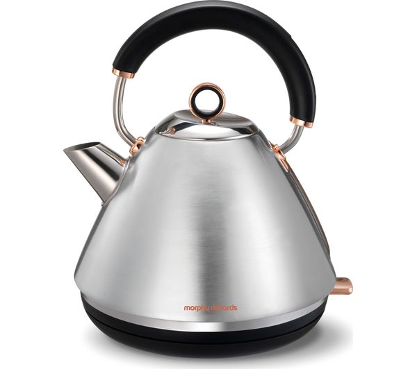 MORPHY RICHARDS Accents 102105 Traditional Kettle - Brushed Stainless Steel & Rose Gold, Stainless Steel