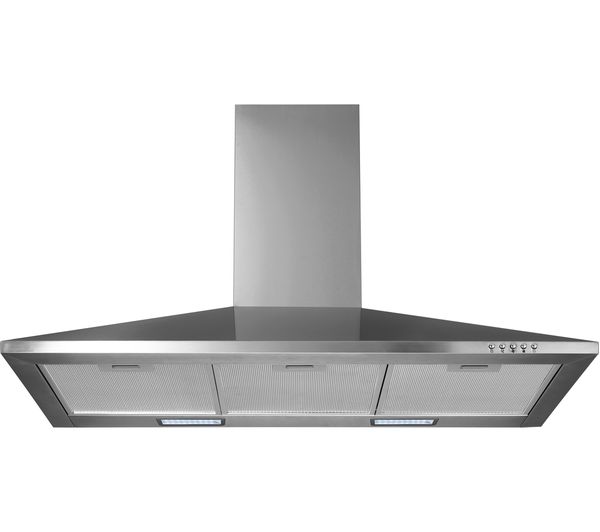 LOGIK L90CHDX17 Chimney Cooker Hood - Stainless Steel, Stainless Steel