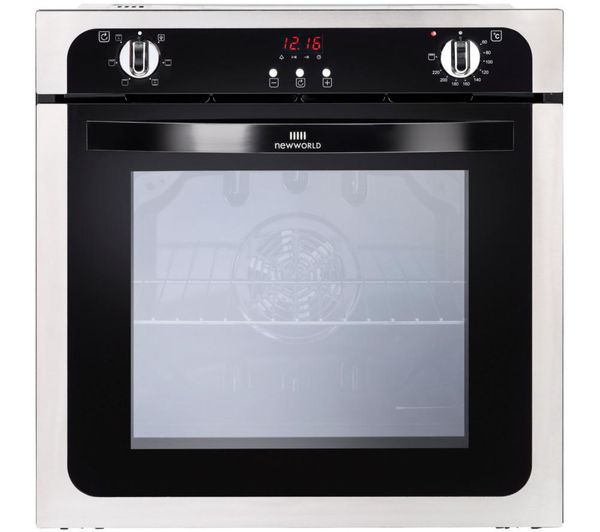 NEW WORLD NW602FP STA Electric Oven - Black & Stainless Steel, Stainless Steel