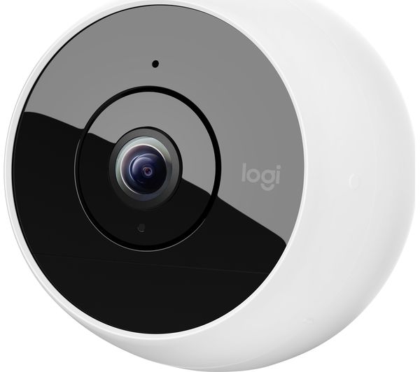 LOGITECH Circle 2 Smart Home Security Camera, Snow