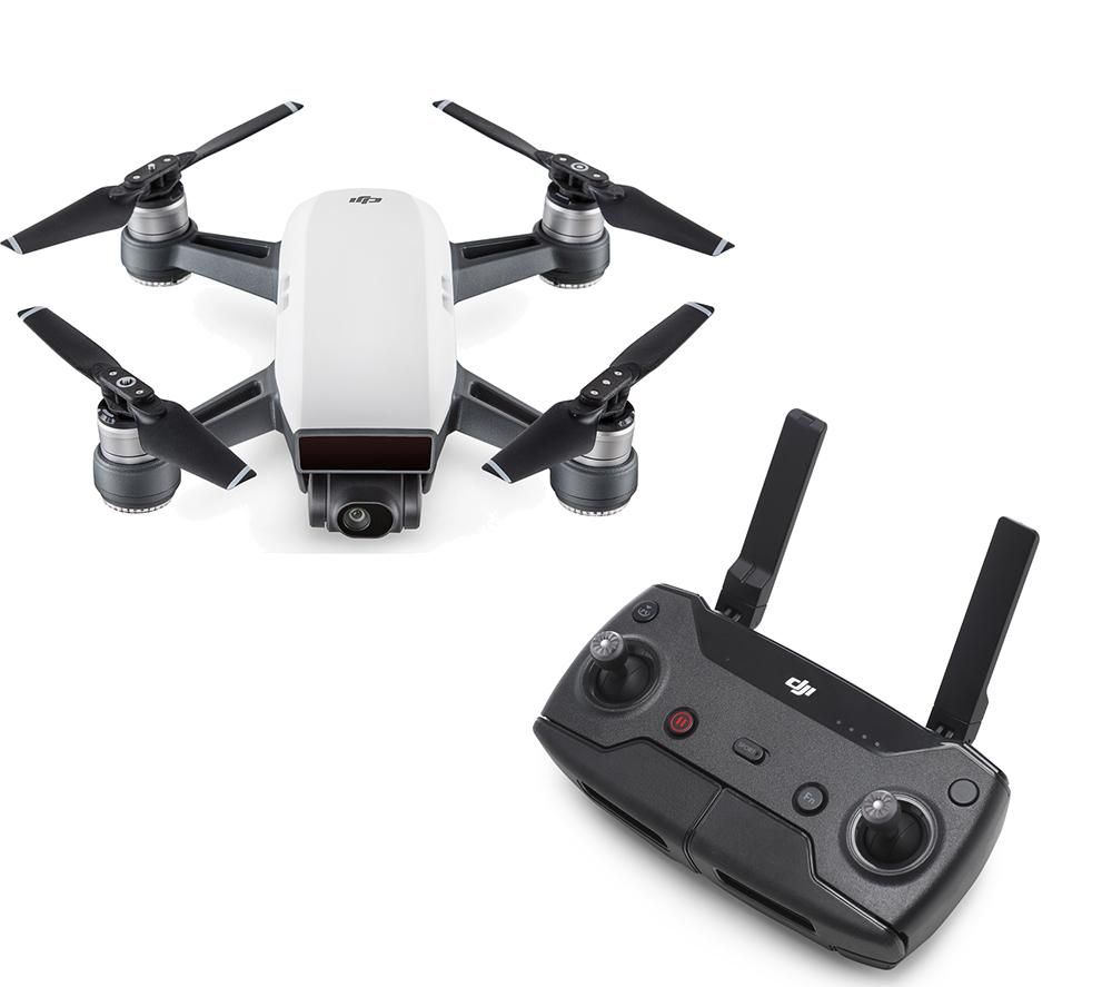 DJI Spark Drone & Controller Bundle, White