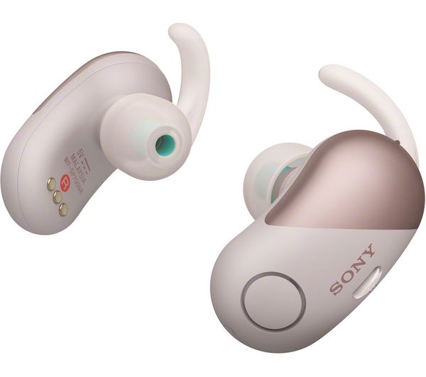 SONY Sports WF-SP700N Wireless Bluetooth Earbuds - Pink, Pink