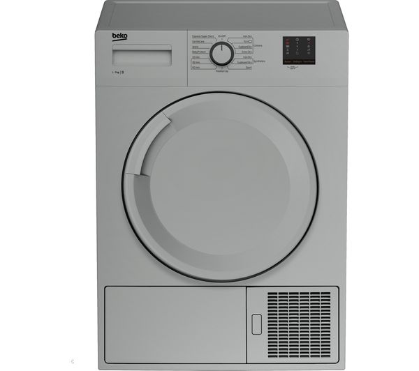 Beko Tumble Dryer DTBC7001S 7 kg Condenser  - Silver, Silver