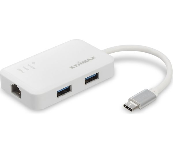 EDIMAX EU-4308 USB Type-C to Ethernet & 3-Port USB Hub