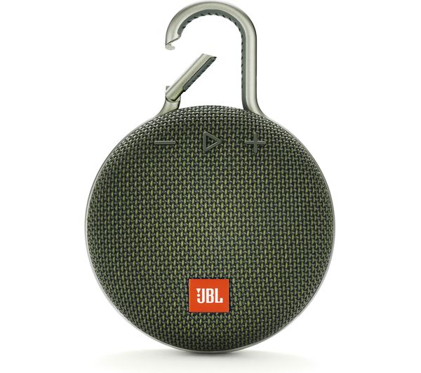 JBL Clip 3 Portable Bluetooth Speaker - Green, Green