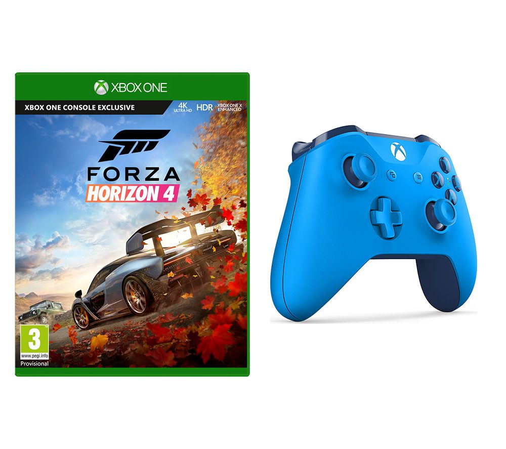 XBOX ONE Forza Horizon 4 & XBOX ONE Wireless Controller Bundle - Blue, Blue