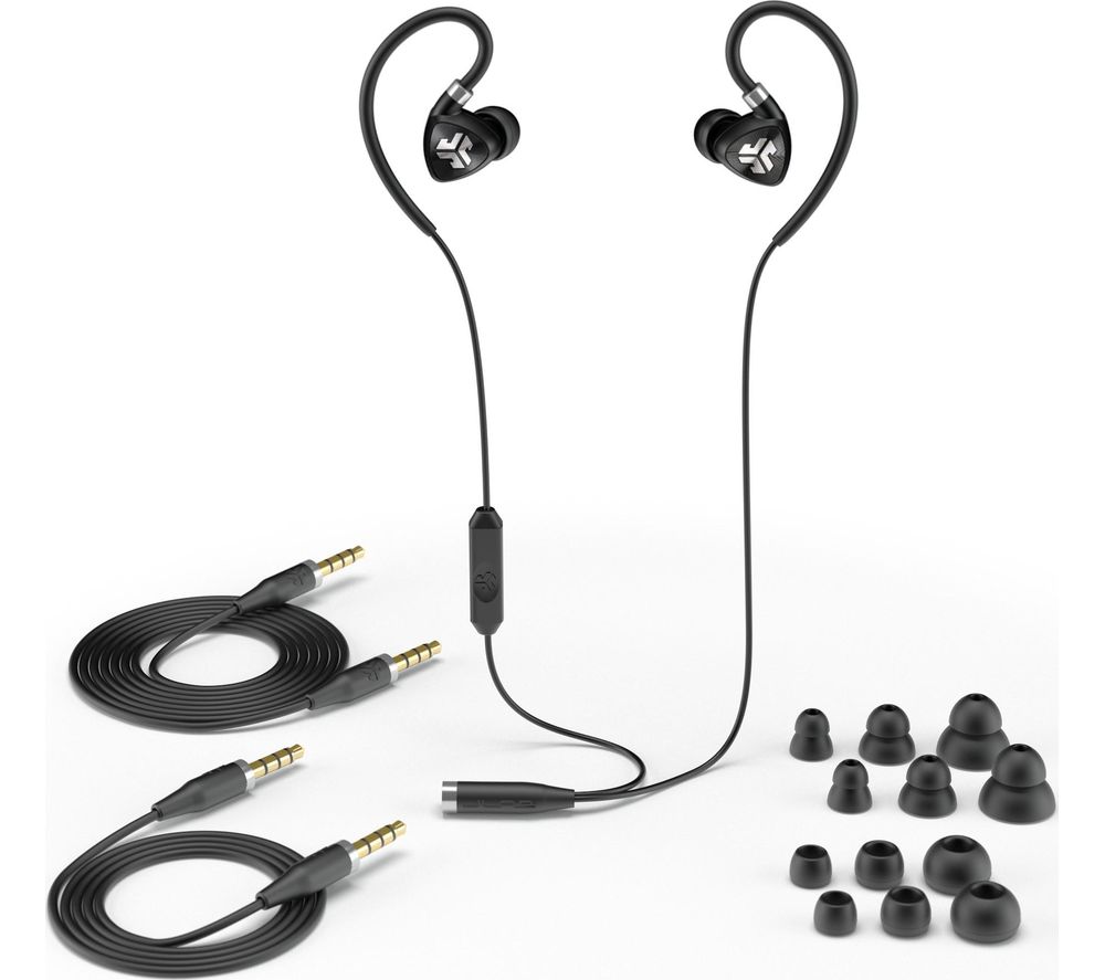 JLAB AUDIO Fit 2.0 Sports Earphones - Black, Black