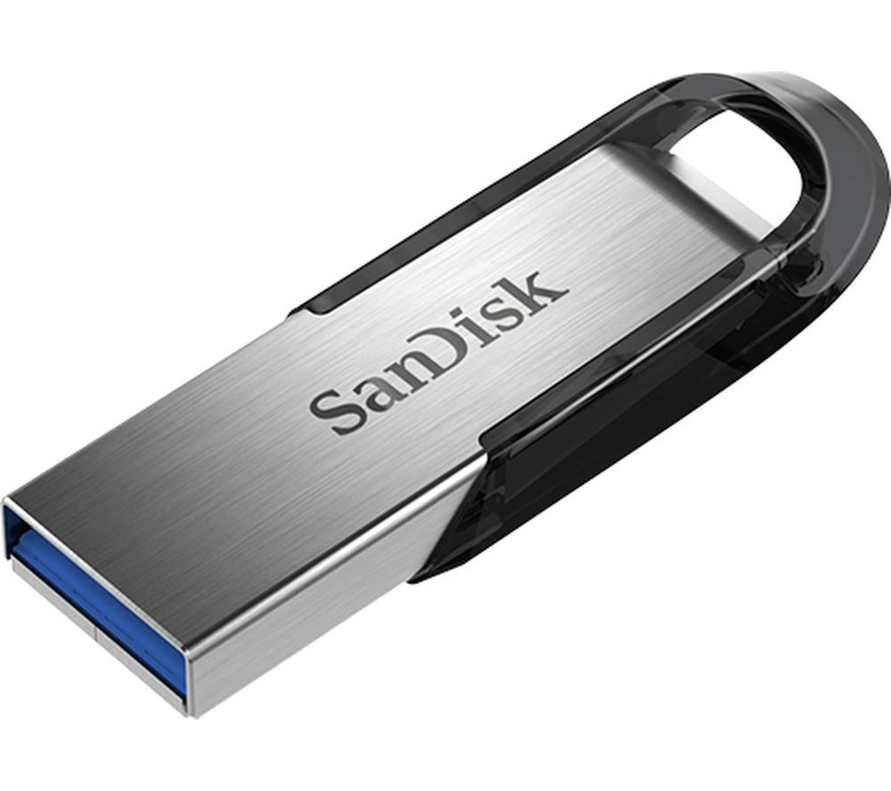 SANDISK Ultra Flair USB 3.0 Memory Stick - 256 GB, Silver, Silver/Grey
