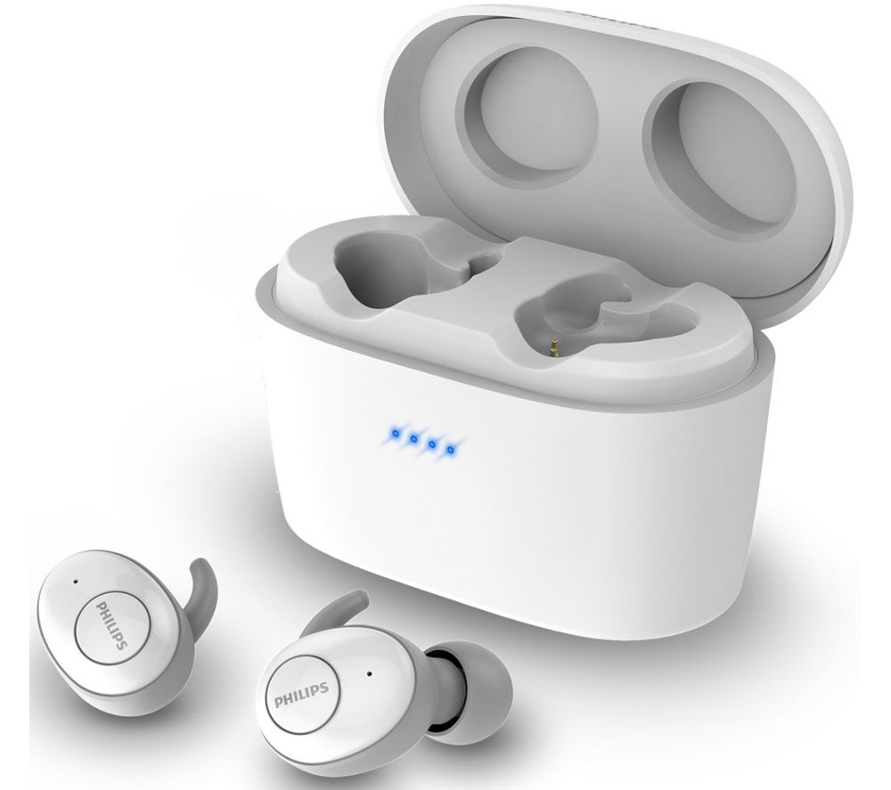 PHILIPS UpBeat SHB2515WT/10 Wireless Bluetooth Earphones - White, White